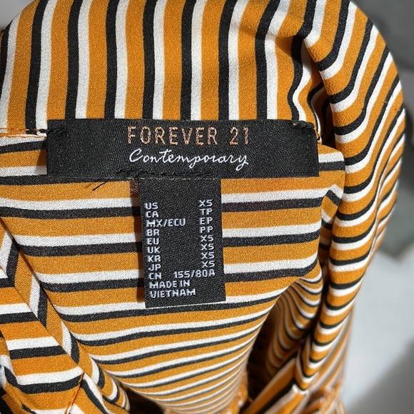 Never worn, new, striped, thin, long sleeve, blouse - Picture 3 of 3